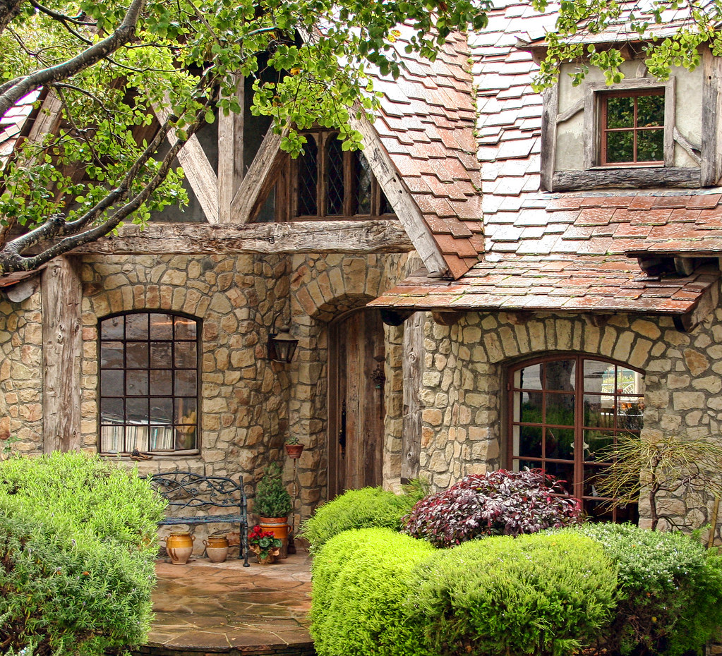 The Fairytale Cottages of Carmel Stone House was built in … Flickr