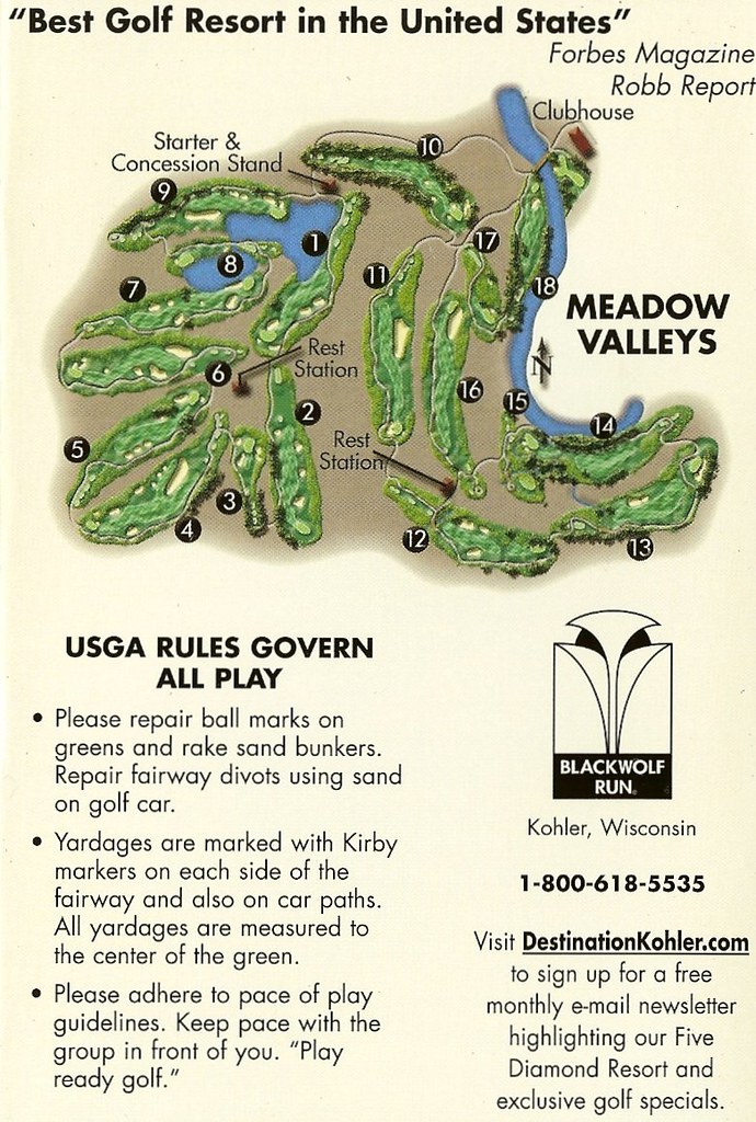 Blackwolf Run, Meadows Valley Golf Course, Kohler, Wiscons… Flickr