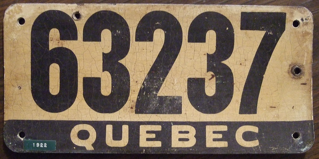 Flickriver Photoset 'QUEBEC CANADA license plates' by woody1778a