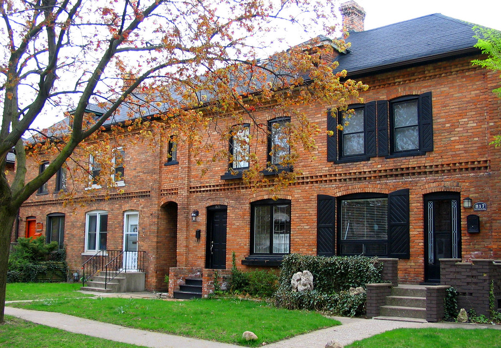 Walkerville row houses jodelli Flickr
