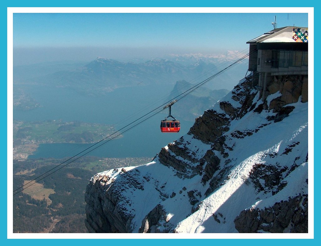 Pilatus Cable car to Mount Pilatus (above Lucerne, Switzer… Flickr