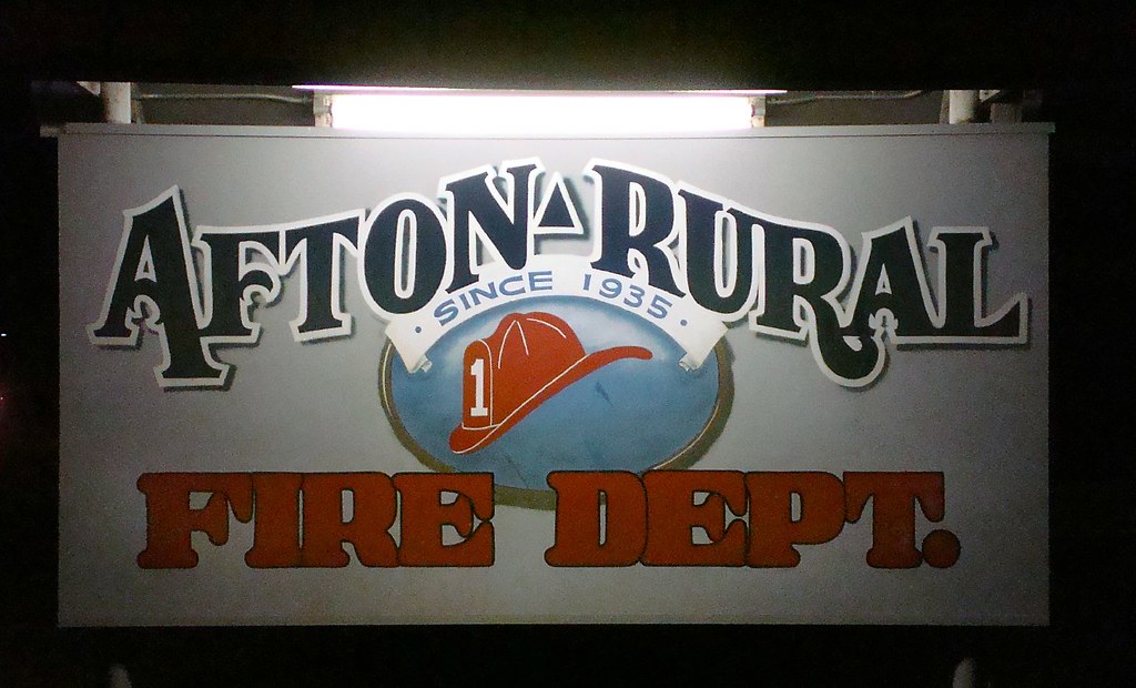 Volunteers Volunteer Fire department in Afton. They still … Flickr