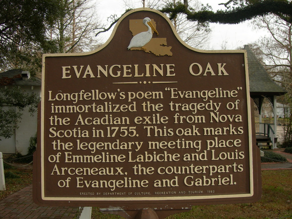 Evangeline Oak Historic Marker St Martinville, Louisiana Flickr