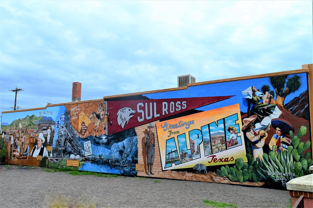 Mural in Downtown Alpine, Texas Diann Bayes Flickr