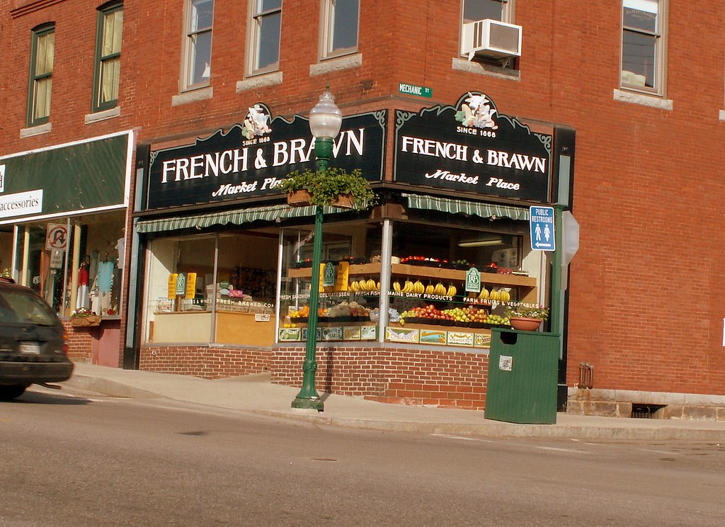 Camden, Maine French & Brawn Grocery store at the corner o… Flickr