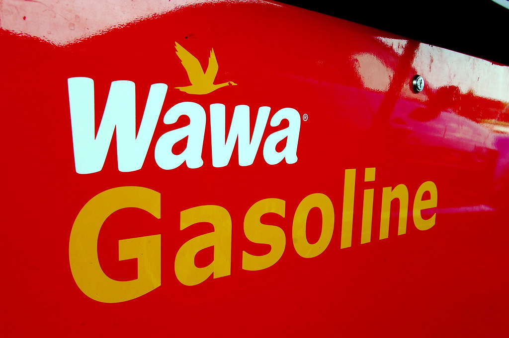 Wawa Gas Pump Wawa logo on a gas pump in the West End of R… Flickr