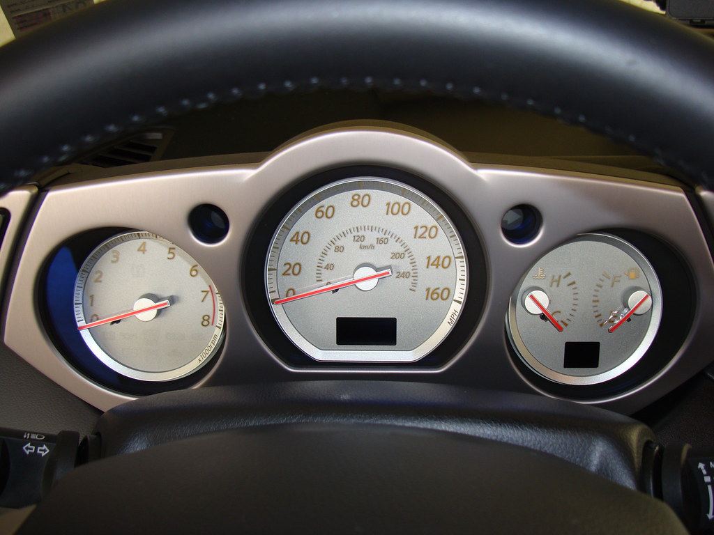 '07 Nissan Murano Dashboard It just looks cool. It lights … Flickr