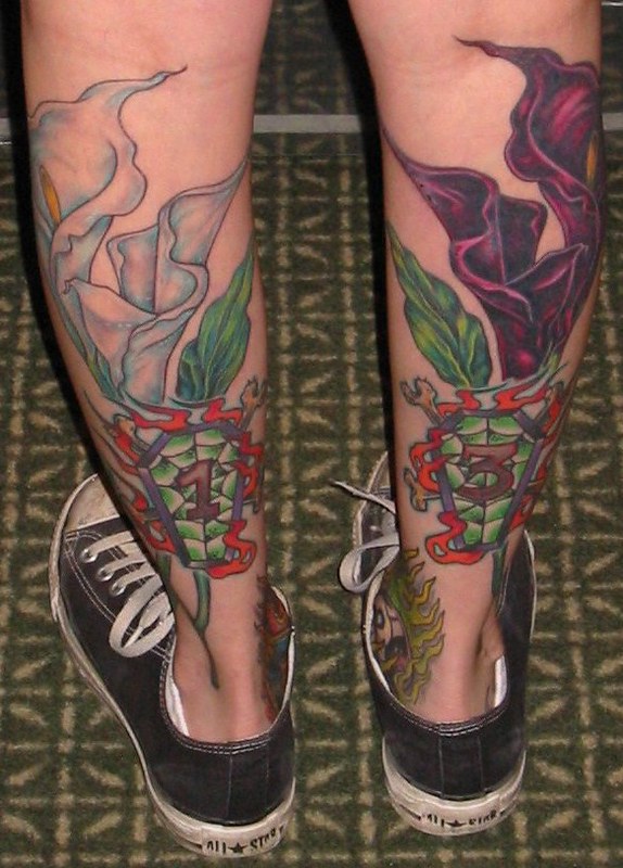 Calf Tattoos | Headovmetal | Flickr 800_x_574_jpg