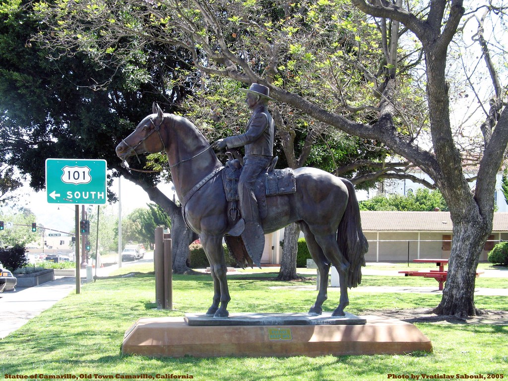 Camarillo Statue in Old Town, California Statue of Camaril… Flickr