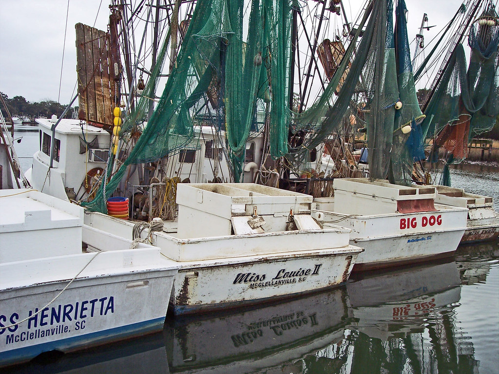 shrimp boats McClellanville SC Bill Flickr