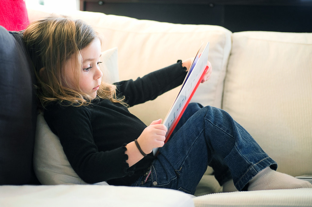 how i found her this afternoon little bookworm went throug… Flickr