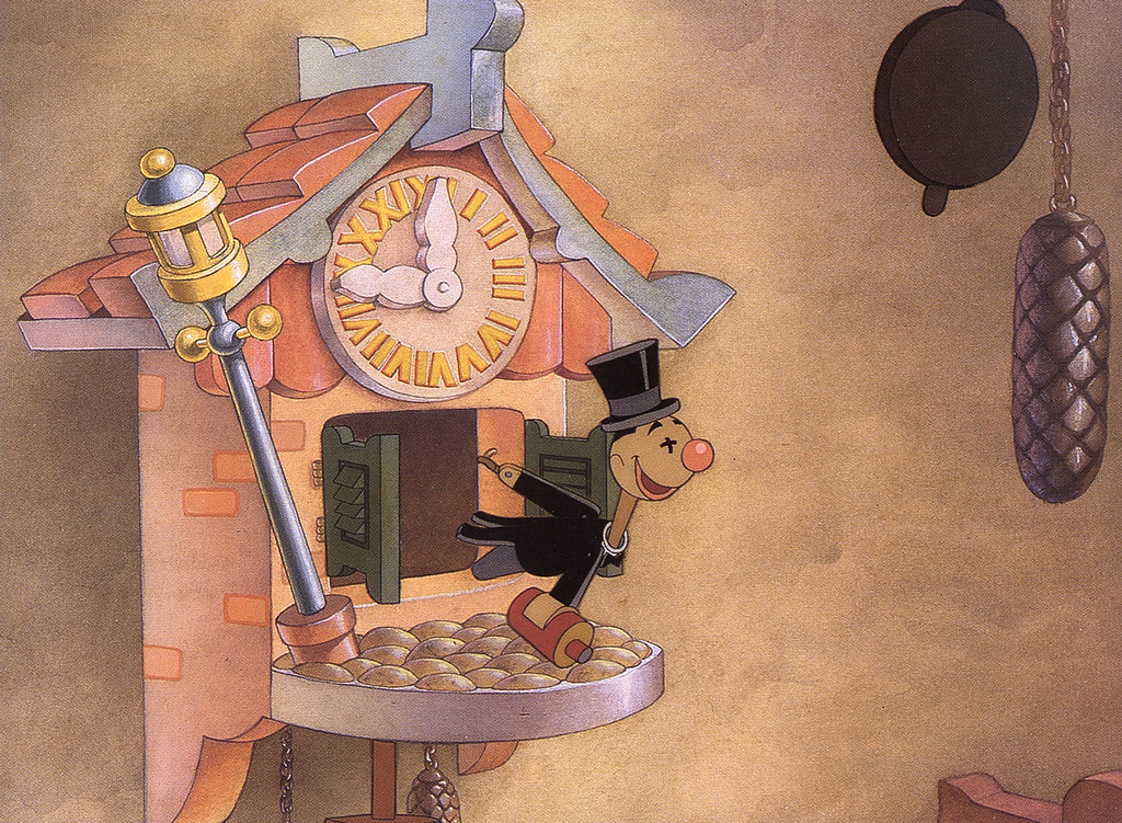 Pinocchio "Drunk" Clock Image from the Walt Disney film "P… Flickr