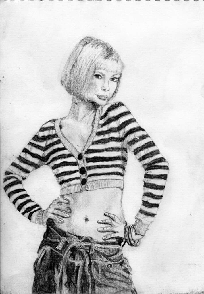 Model Drawing Another random drawing of a random person by… Flickr