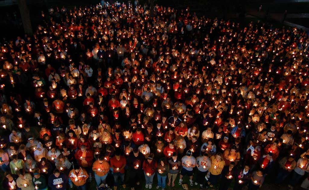 Candlelight Vigil In Memoriam of Virginia Tech Victims Flickr