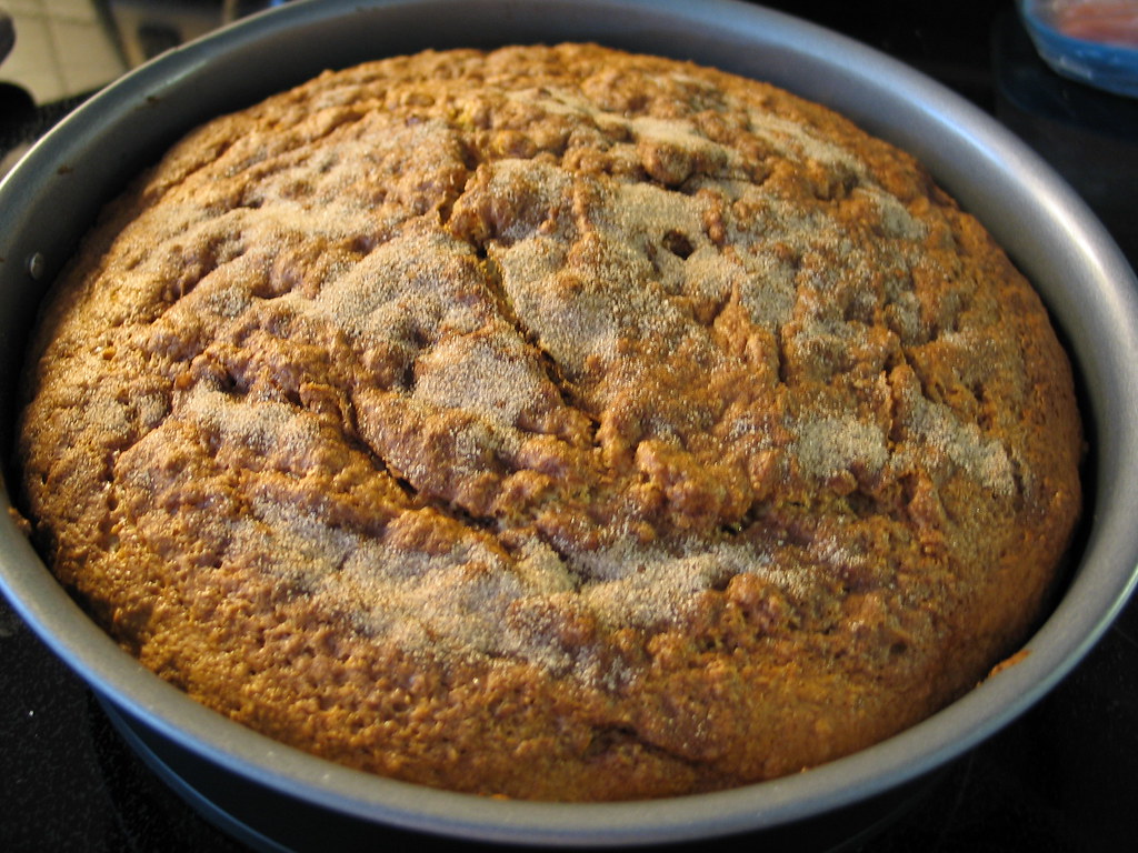 sour cream coffee cake recipe here Flickr