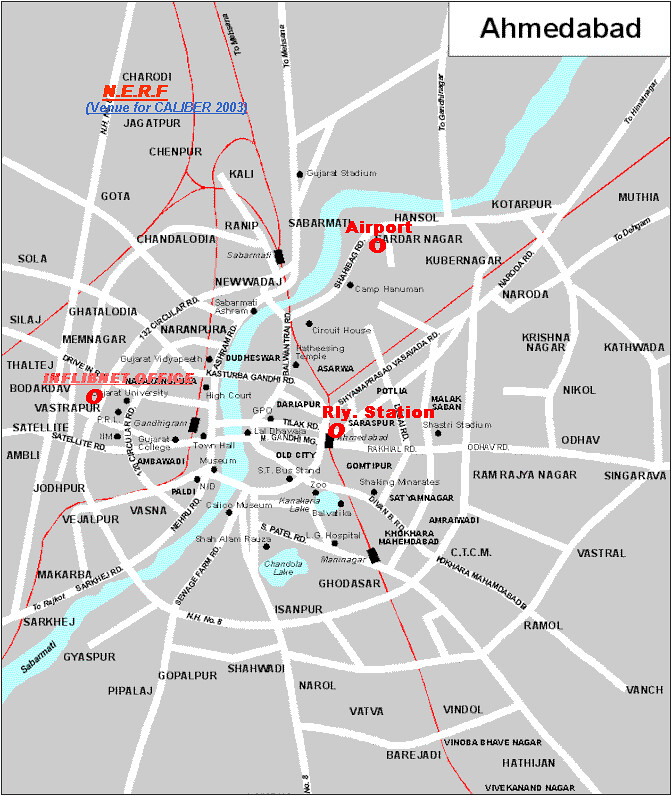 Satellite Area Ahmedabad Map Ahmedabad- Map | Sinoj | Flickr