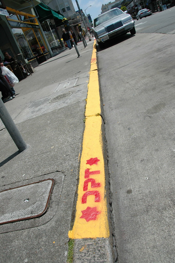 Yellow Curb (original) Nicholas Baum Flickr