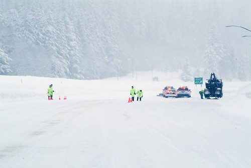 Chains Required The Washington State Patrol sets up a chec… Flickr