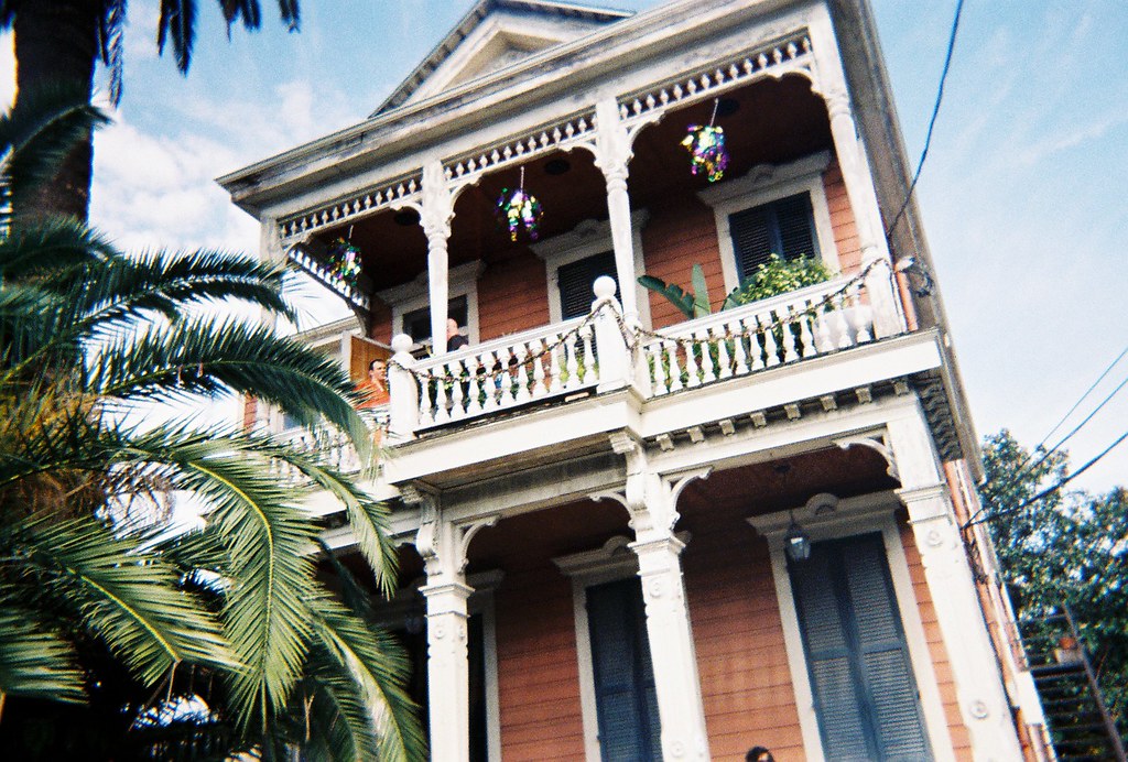 An Old New Orleans House, Decorated for Mardi Gras Flickr