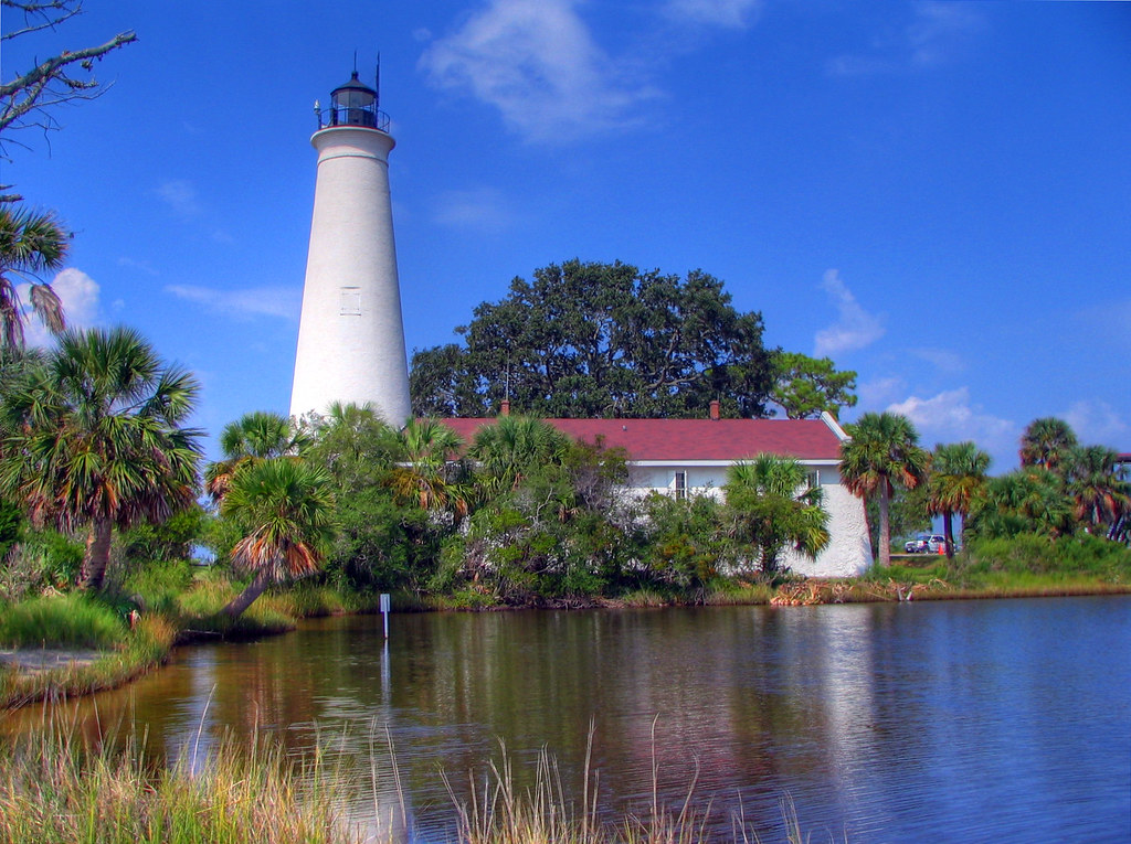 Elevation of Saint Mark's NWR Visitor's Center, Lighthouse Rd, St Marks