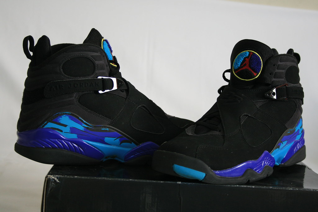 Jordan VIII (Aqua's) my air jordan aqua viii's Tony M.... Flickr