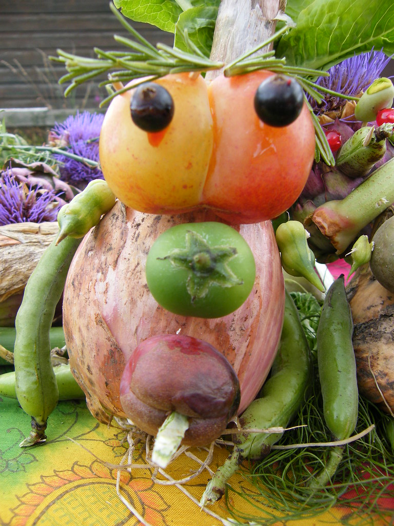 Vegetable sculpture Chris Booth Flickr