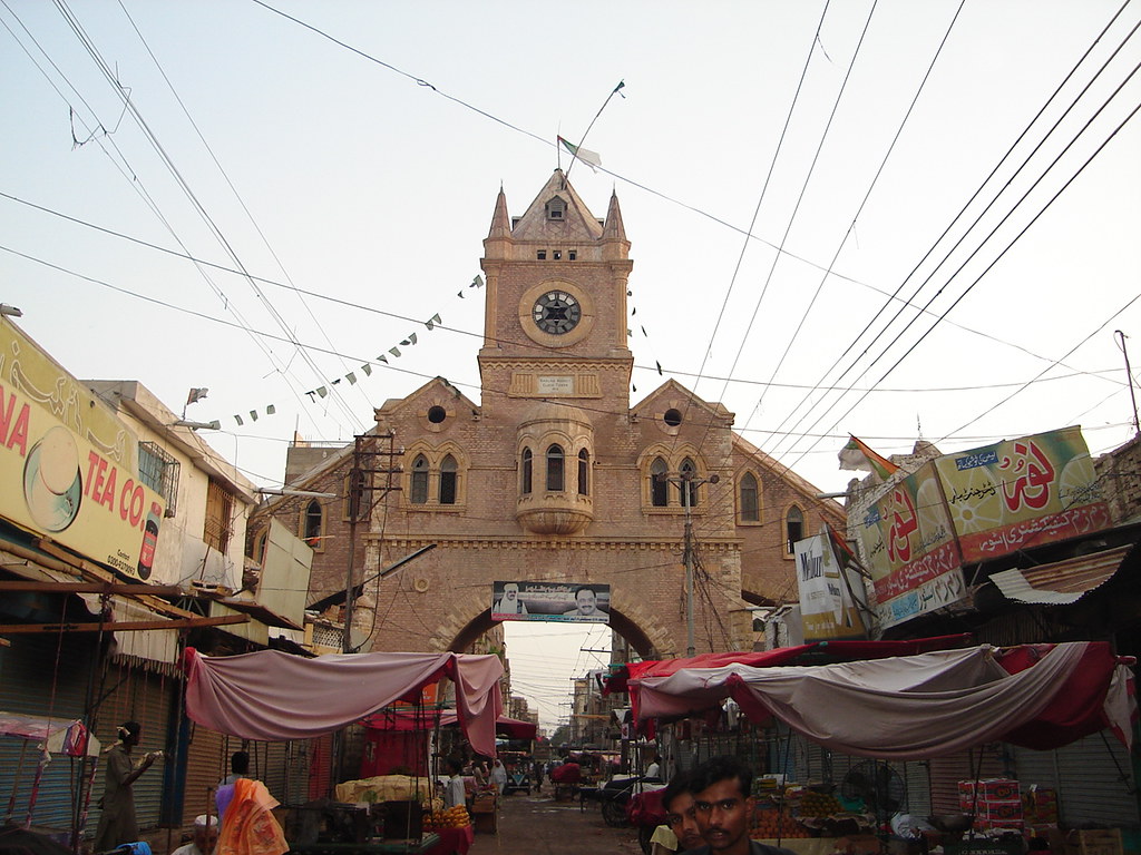 Market Tower, Hyderabad, Sindh. Commonly known as " Ghanta… Flickr
