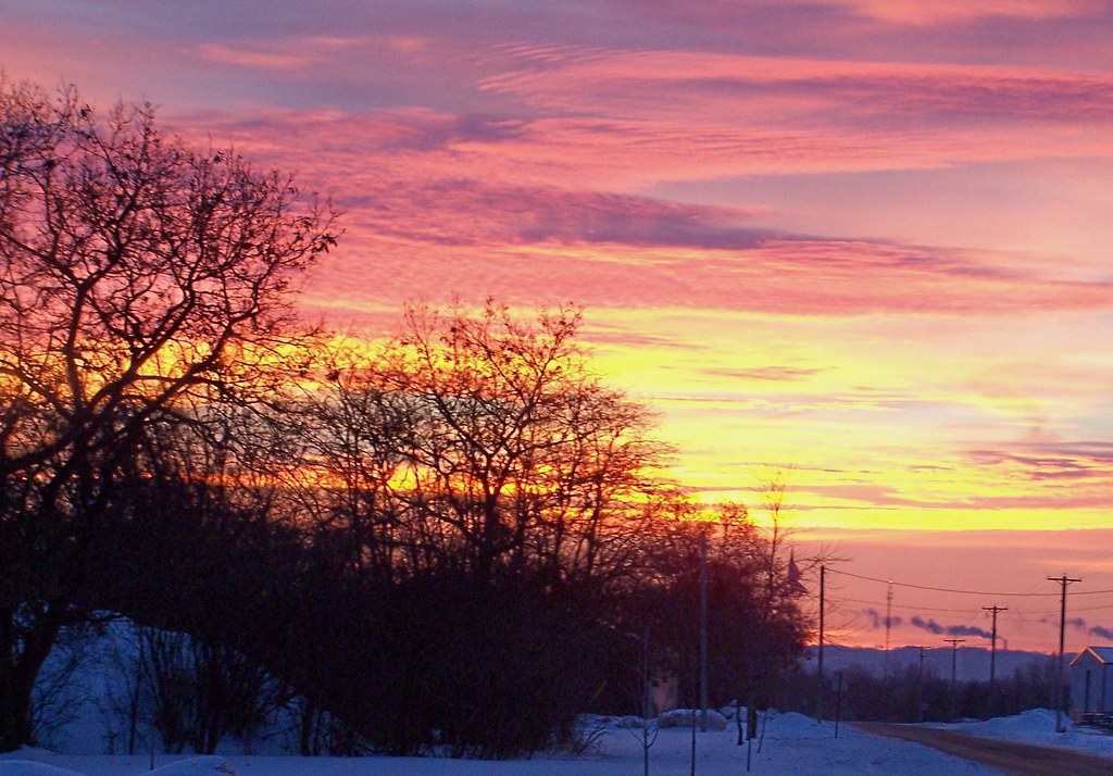 Minnesota Sunrise (1/3/08) Another spectacular sunrise thi… Flickr
