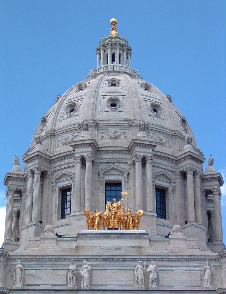 Minnesota Capitol dome Marble dome of the Minnesota State … Flickr
