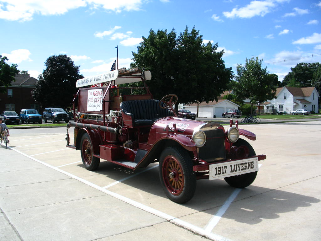 IMG_0030 Algona's first fire truck. jhowell Flickr