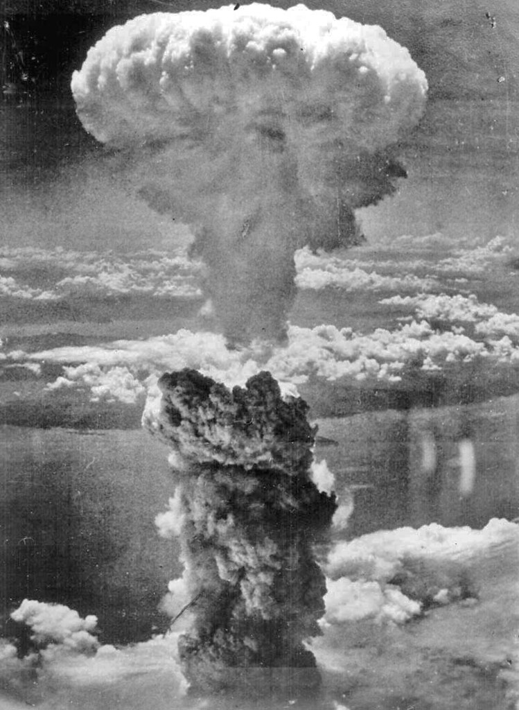 Nagasaki bomb cloud from wikipedia let us remember the unn… Flickr