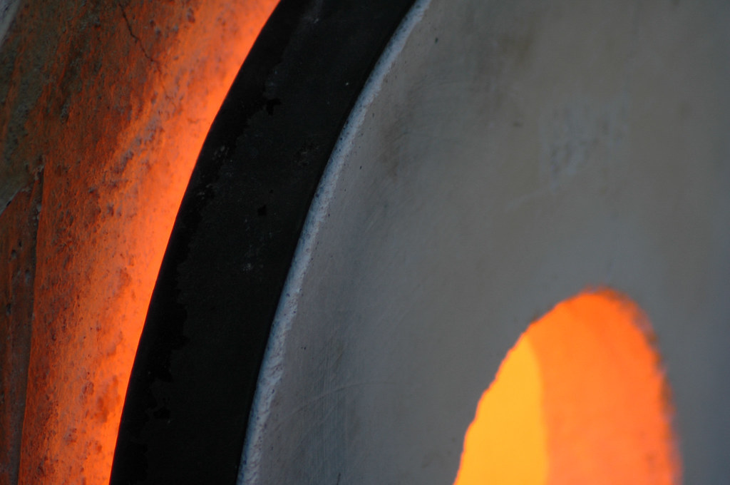 Glass blowing kiln at Chicago art fair willitrun Flickr