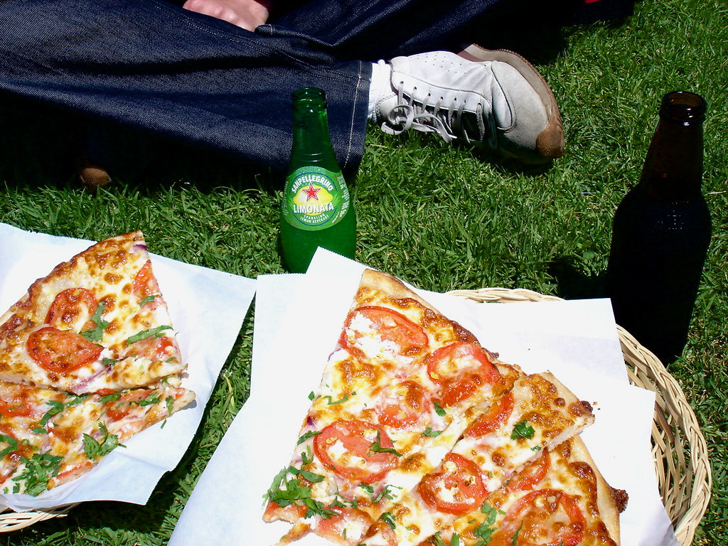 pizza from The Cheese Board, Berkeley Michelle Marek Flickr