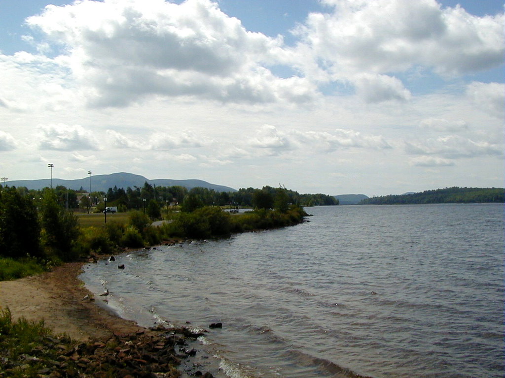 Tupper Lake Tupper Lake, NY with Big Tupper Mountain and t… Flickr