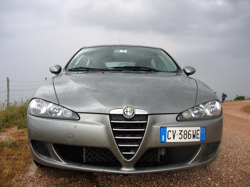 Alfa Romeo Alfa 147. Our rental car in Italy. Very nice. Sami