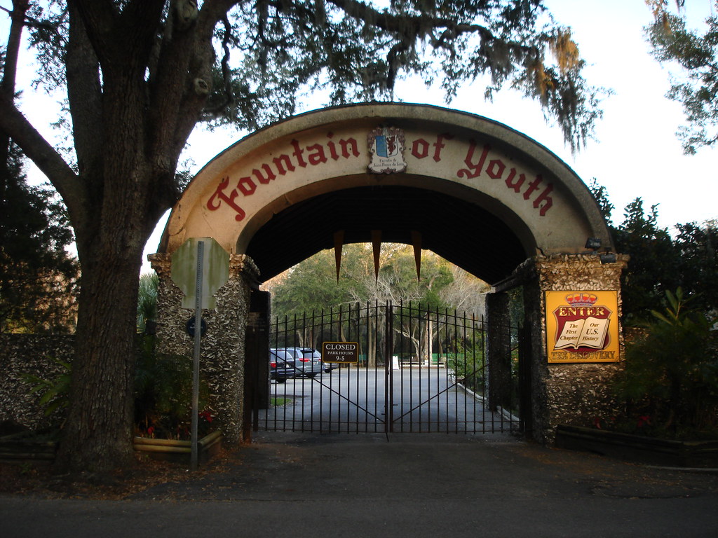 Fountain of Youth, gates rustyalaska Flickr