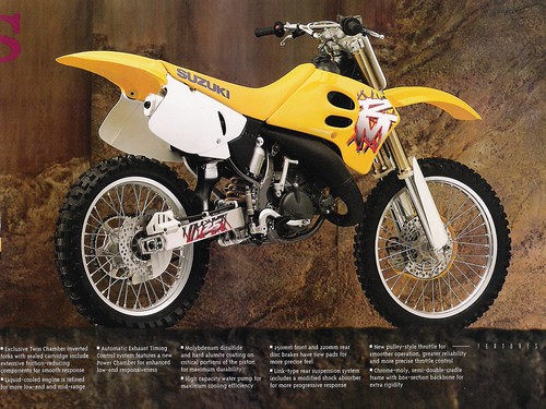 1995 RM125 | Scan from a sales brochure for a 1995 Suzuki RM… | Flickr