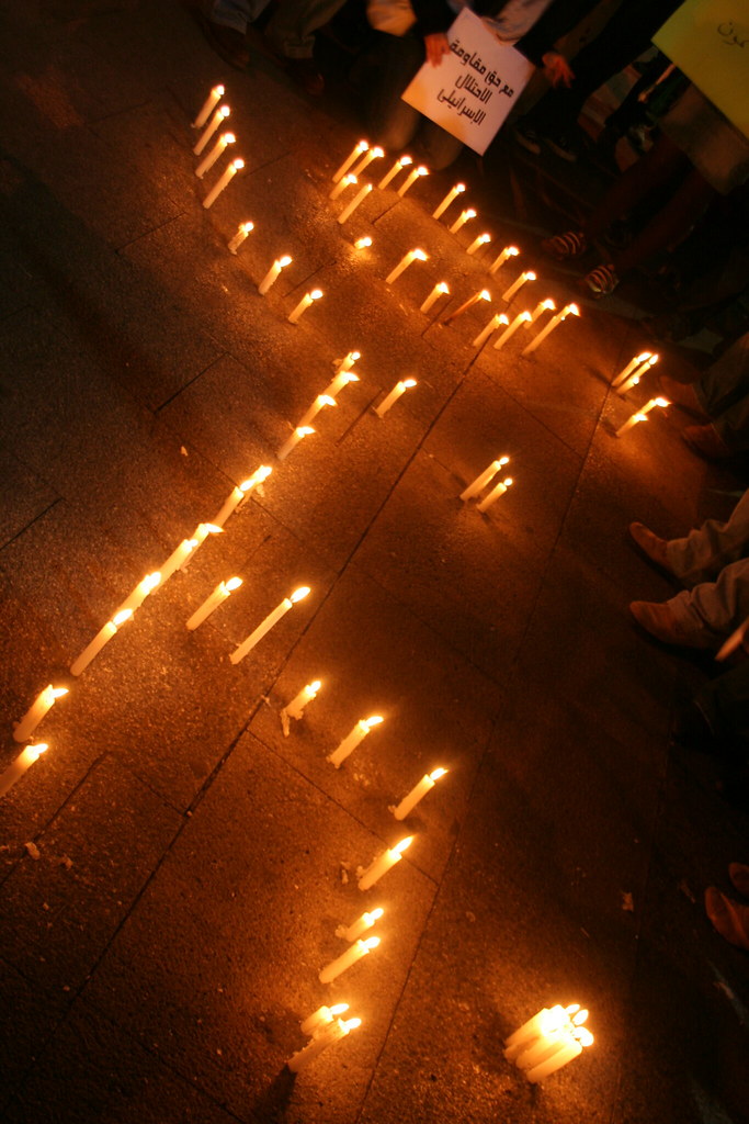a candle march for Gaza 250 people joined the candle march… Flickr