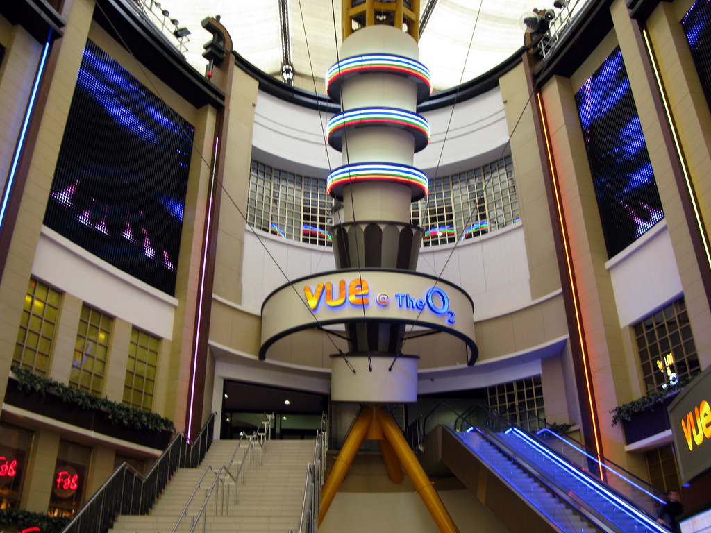 Vue O2 Arena The vue cinema complex at the O2 arena (forme… Flickr