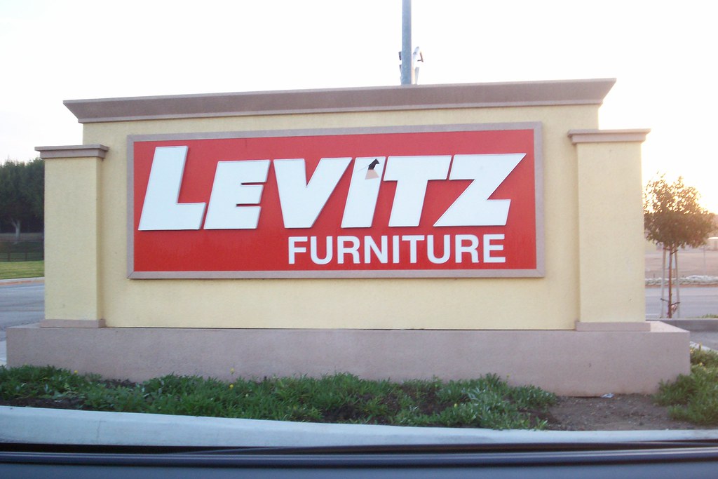 Levitz Furniture Store Shopping Center Row along 120th at … Flickr