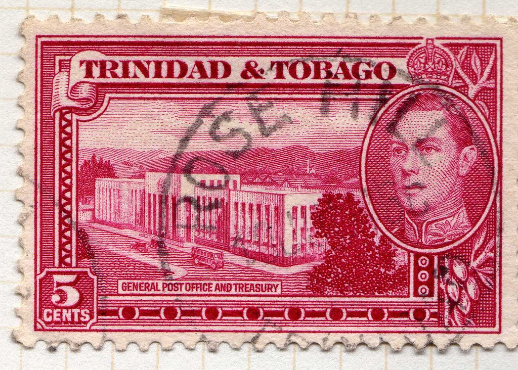Trinidad and Tobago 5 cent stamp General Post Office and T… Flickr
