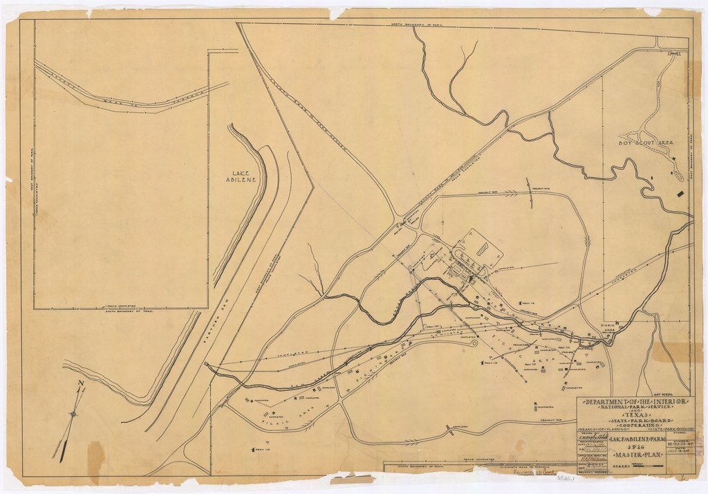 Abilene State Park Map Abilene State Park - Master Plan - Sp.26.1 | Map Of Park; Sh… | Flickr