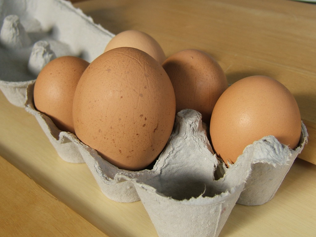 A 'free' range egg that may have 'cost' the hen something Flickr