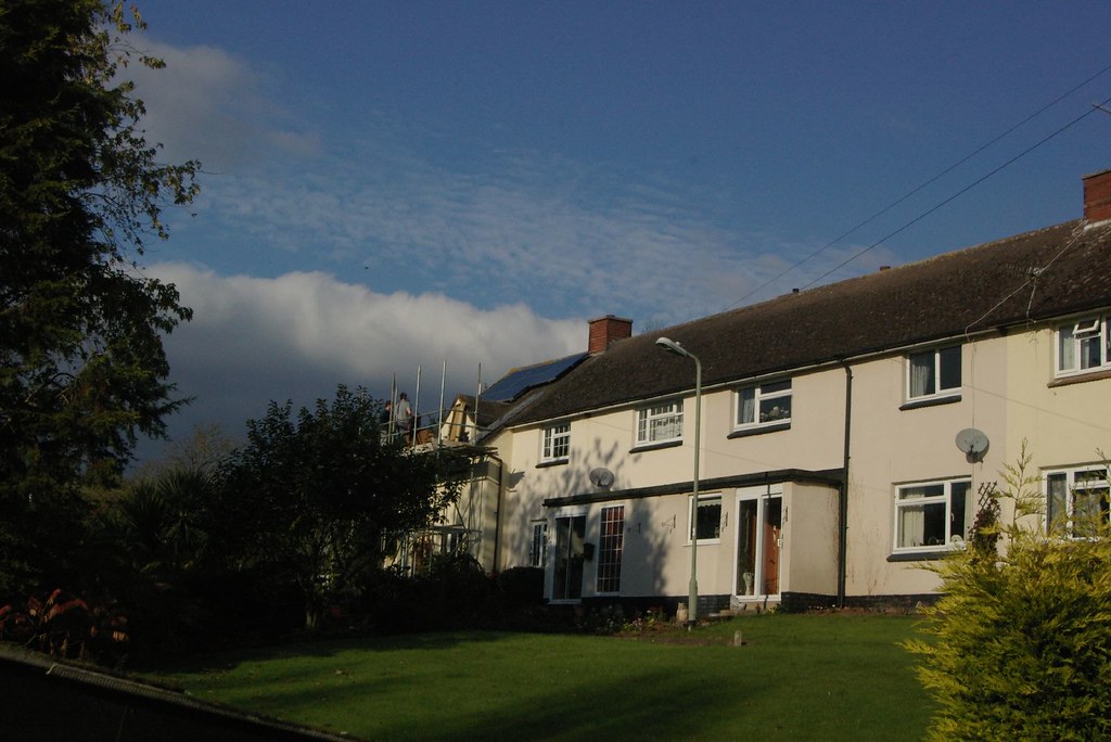 in the distance a long shot of the house with the new our … Flickr