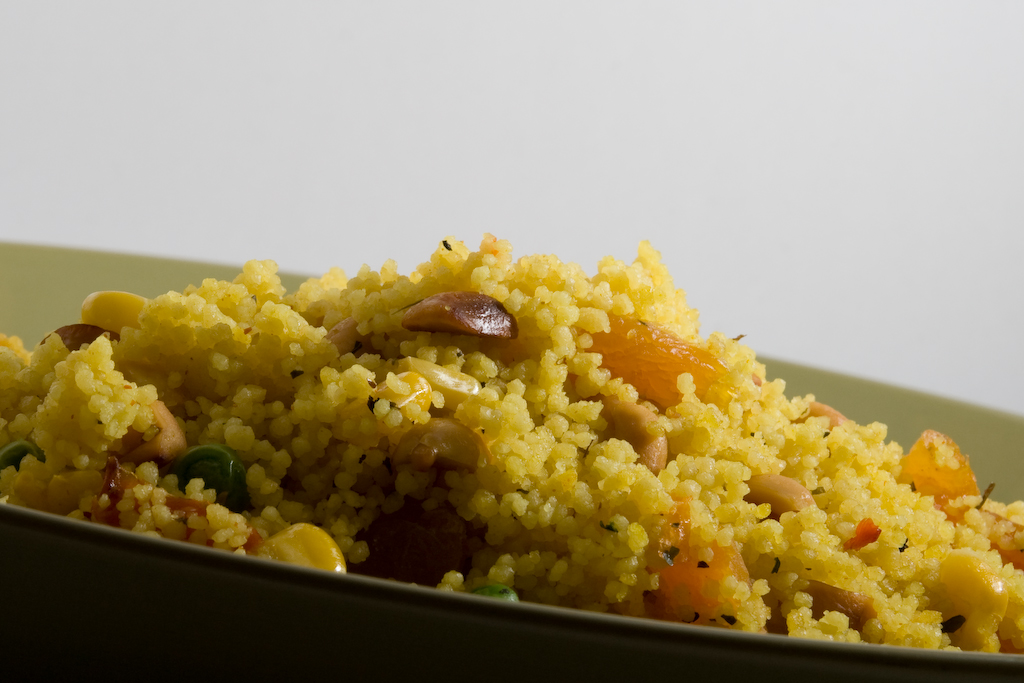 Salted peanut & apricot couscous A simple couscous dish w… Flickr