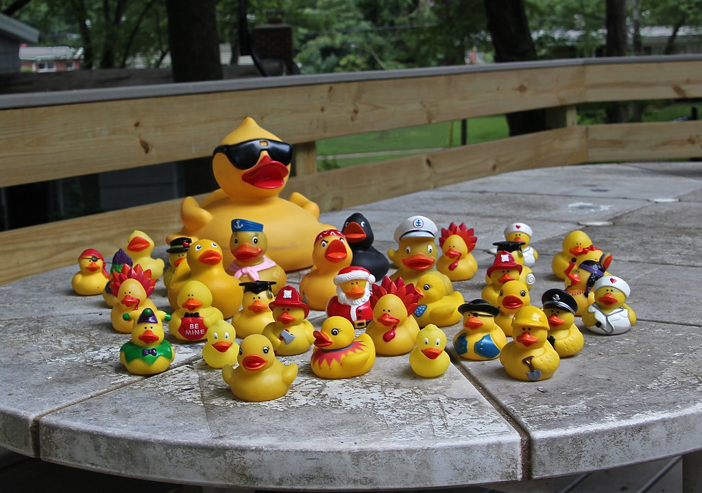 Rubber Duckie Armada As the song goes Rubber Duckie, you'… Flickr