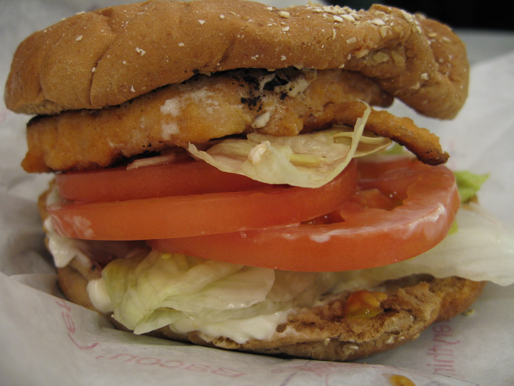 Wild Salmon Burger Nation's Hamburgers, Daly City, CA Tast… Flickr