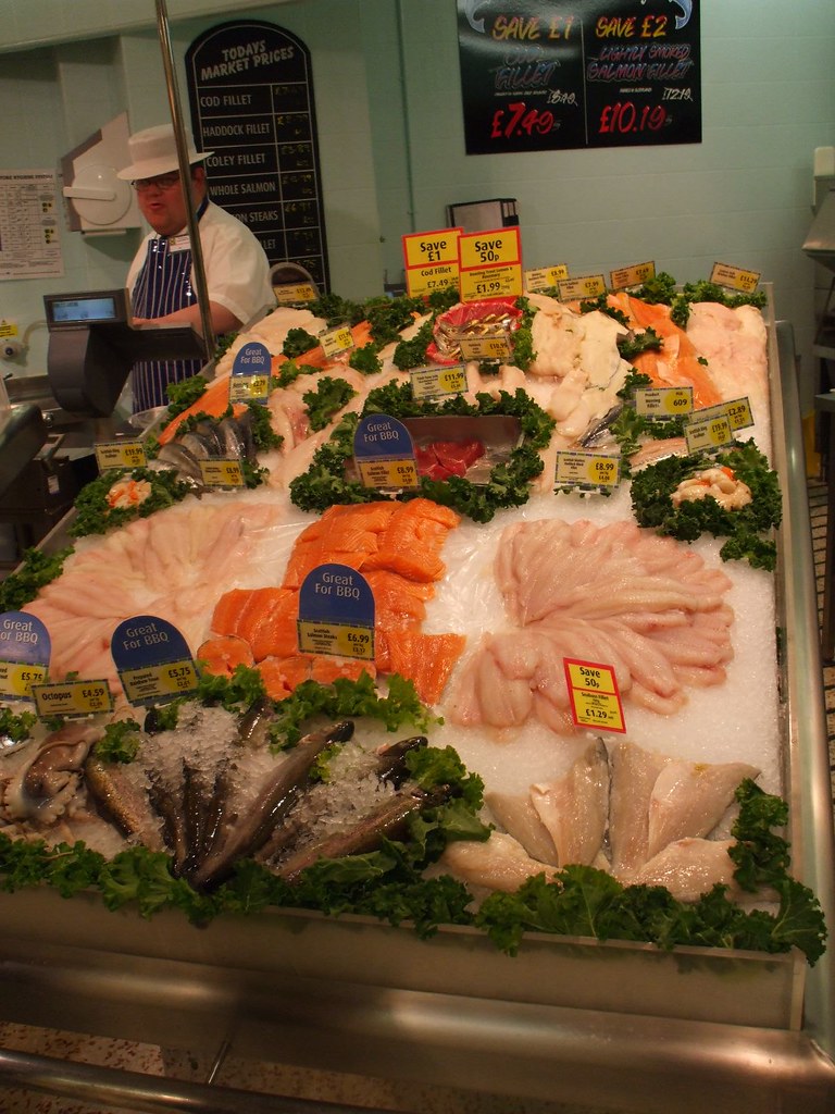 Wet Fish Counter Morrisons Cambuslang My old department … Flickr