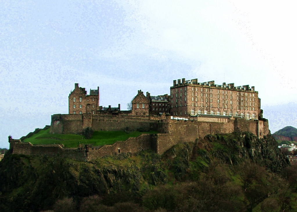 Edinburgh Castle Taken from Office on Lothian Road Dave Cleghorn