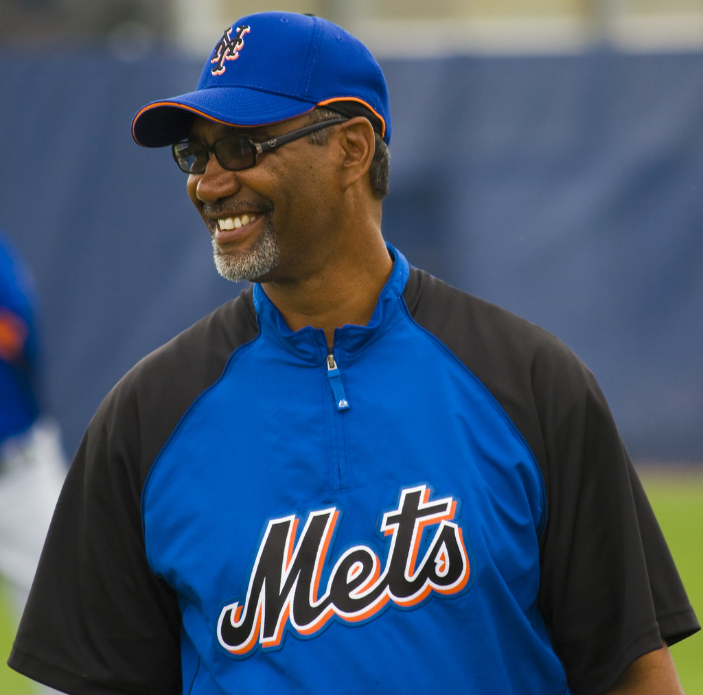 Mets coach Jerry Manuel Now he is the manager taken b… Flickr